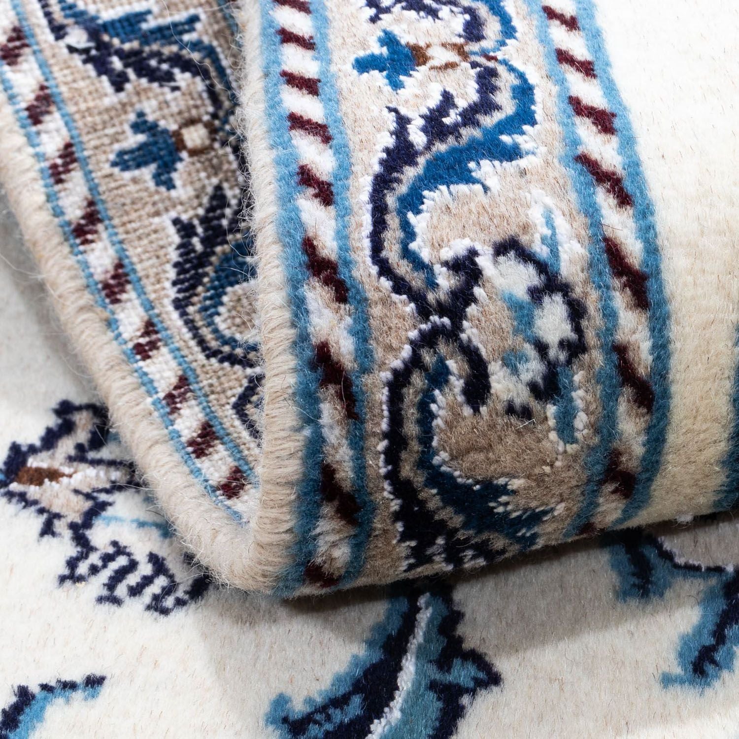Tapis persan - Nain - 135 x 69 cm - beige