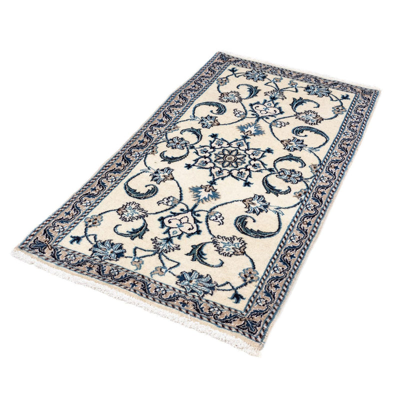 Tapis persan - Nain - 135 x 69 cm - beige