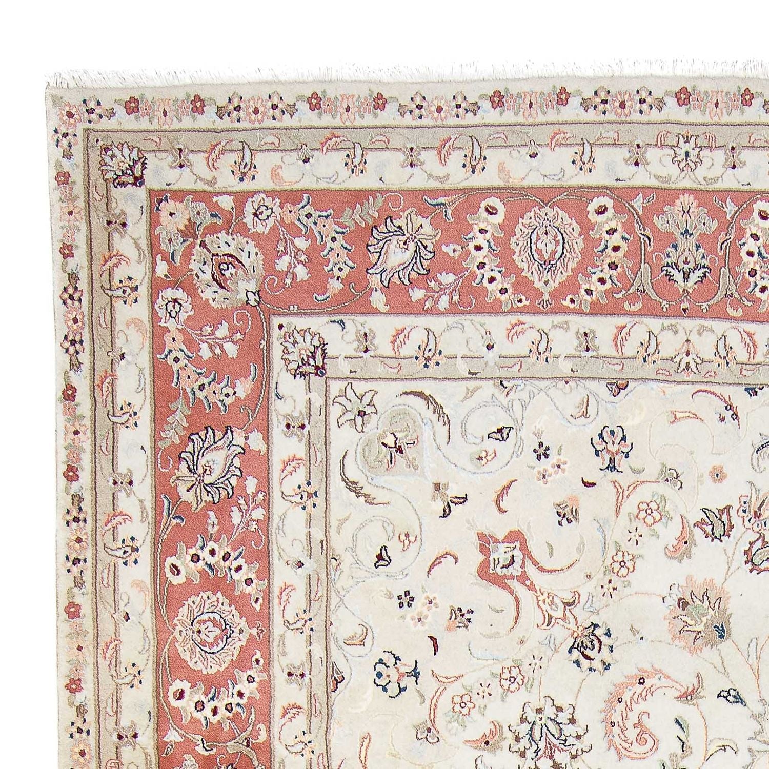 Tapis persan - Nain - 405 x 294 cm - beige