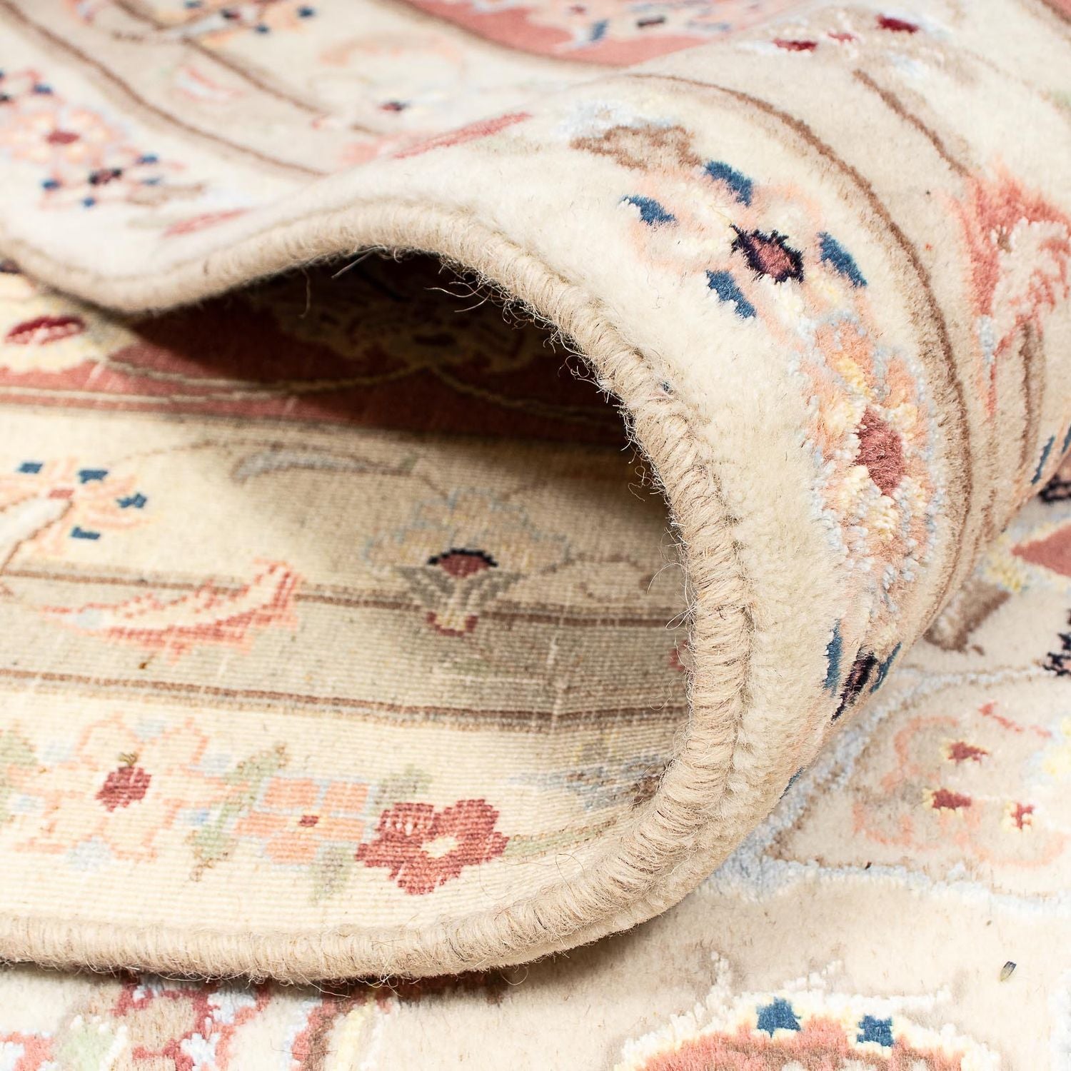 Tapis persan - Nain - 405 x 294 cm - beige