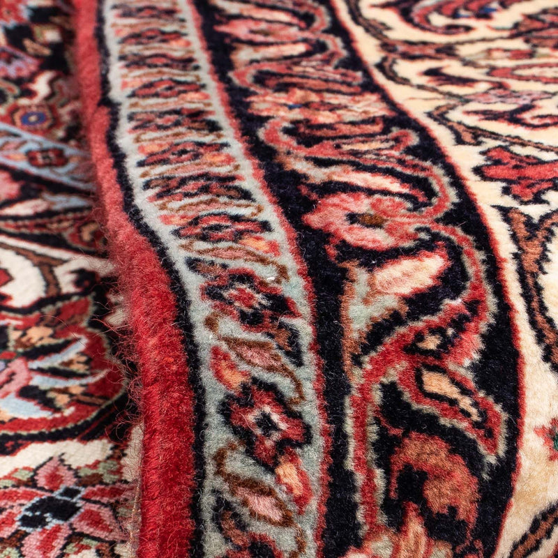 Tapis persan - Bidjar - 309 x 256 cm - rouge foncé