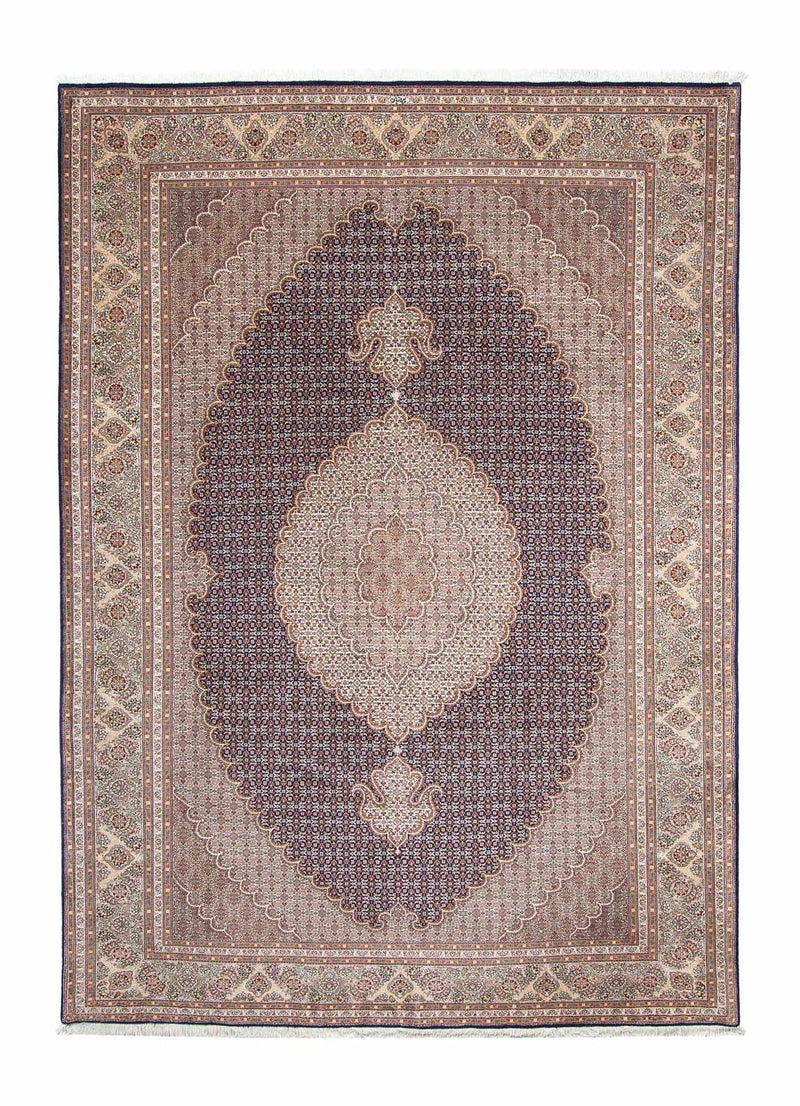 Tapis persan - Tabriz - 290 x 204 cm - bleu foncé