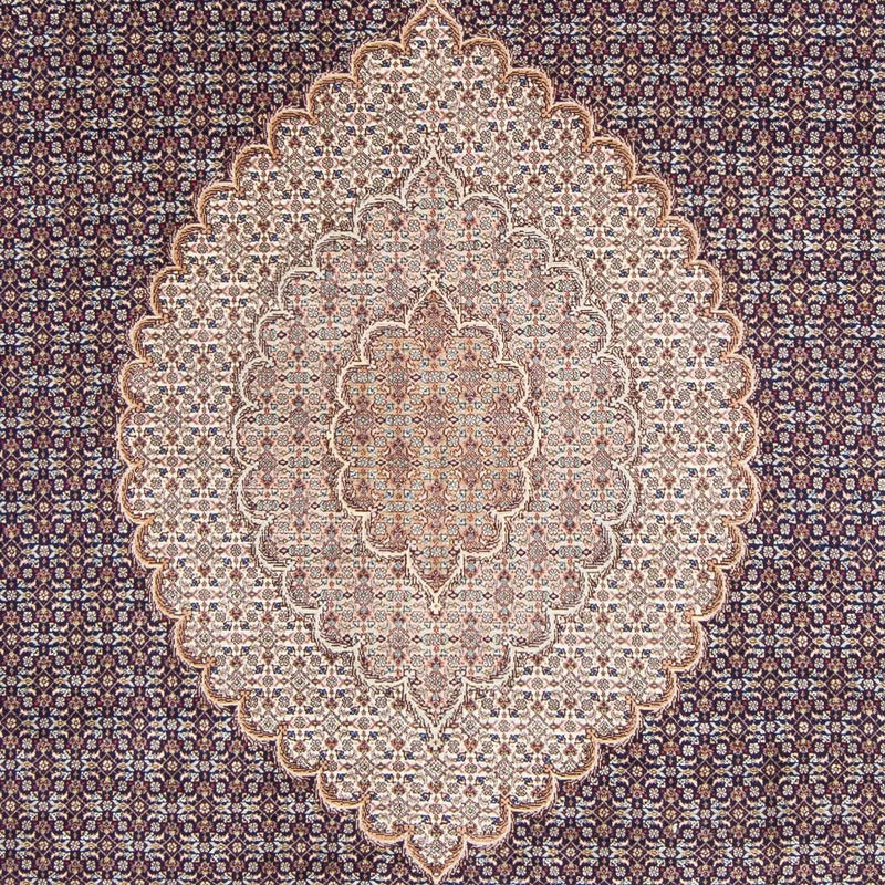 Tapis persan - Tabriz - 290 x 204 cm - bleu foncé