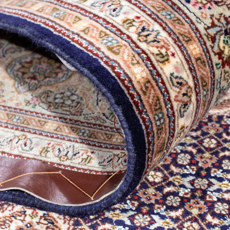 Tapis persan - Tabriz - 290 x 204 cm - bleu foncé