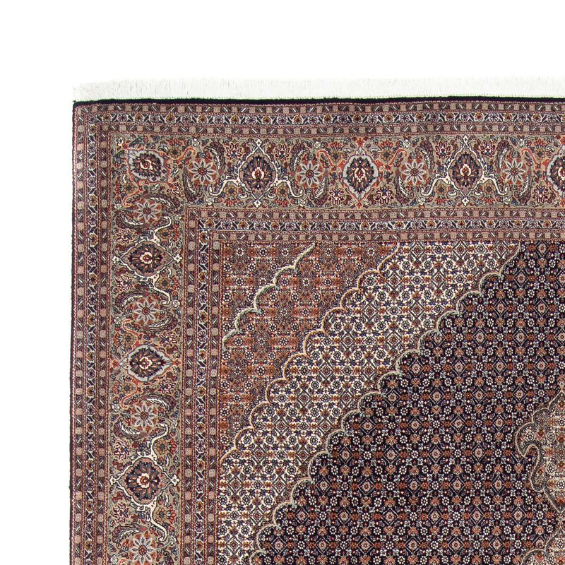 Tapis persan - Tabriz - 296 x 207 cm - bleu foncé