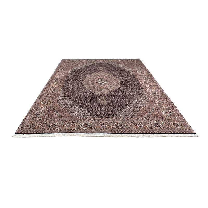 Tapis persan - Tabriz - 296 x 207 cm - bleu foncé