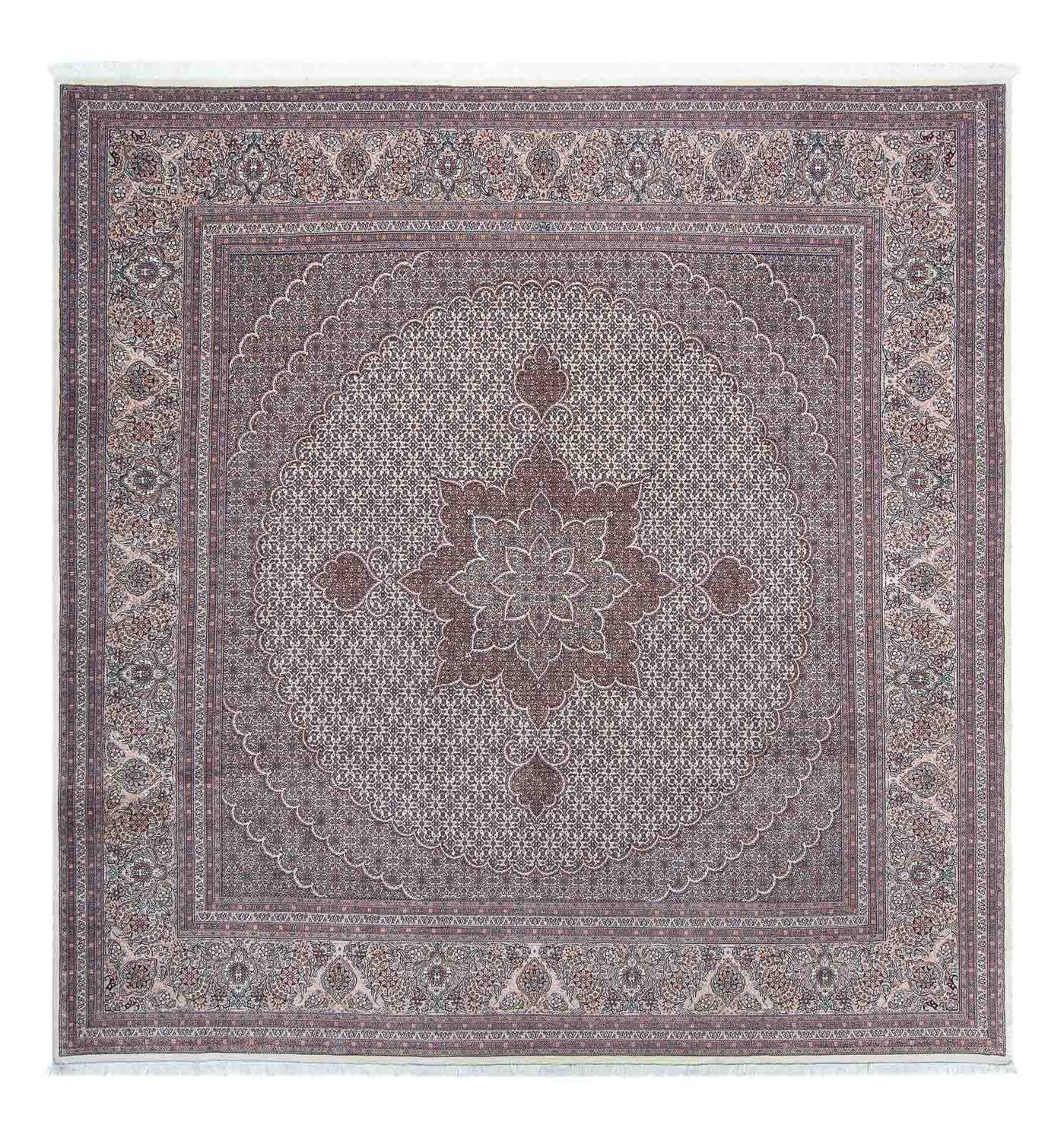 Tapis persan - Tabriz carré  - 258 x 252 cm - gris
