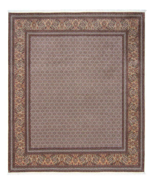 Tapis persan - Tabriz - 295 x 254 cm - marron foncé