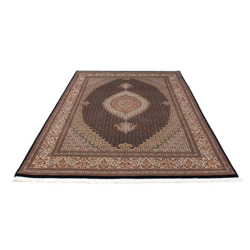 Tapis persan - Tabriz - 243 x 163 cm - bleu foncé