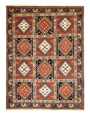 Tapis persan - Nomadic - 197 x 145 cm - multicolore