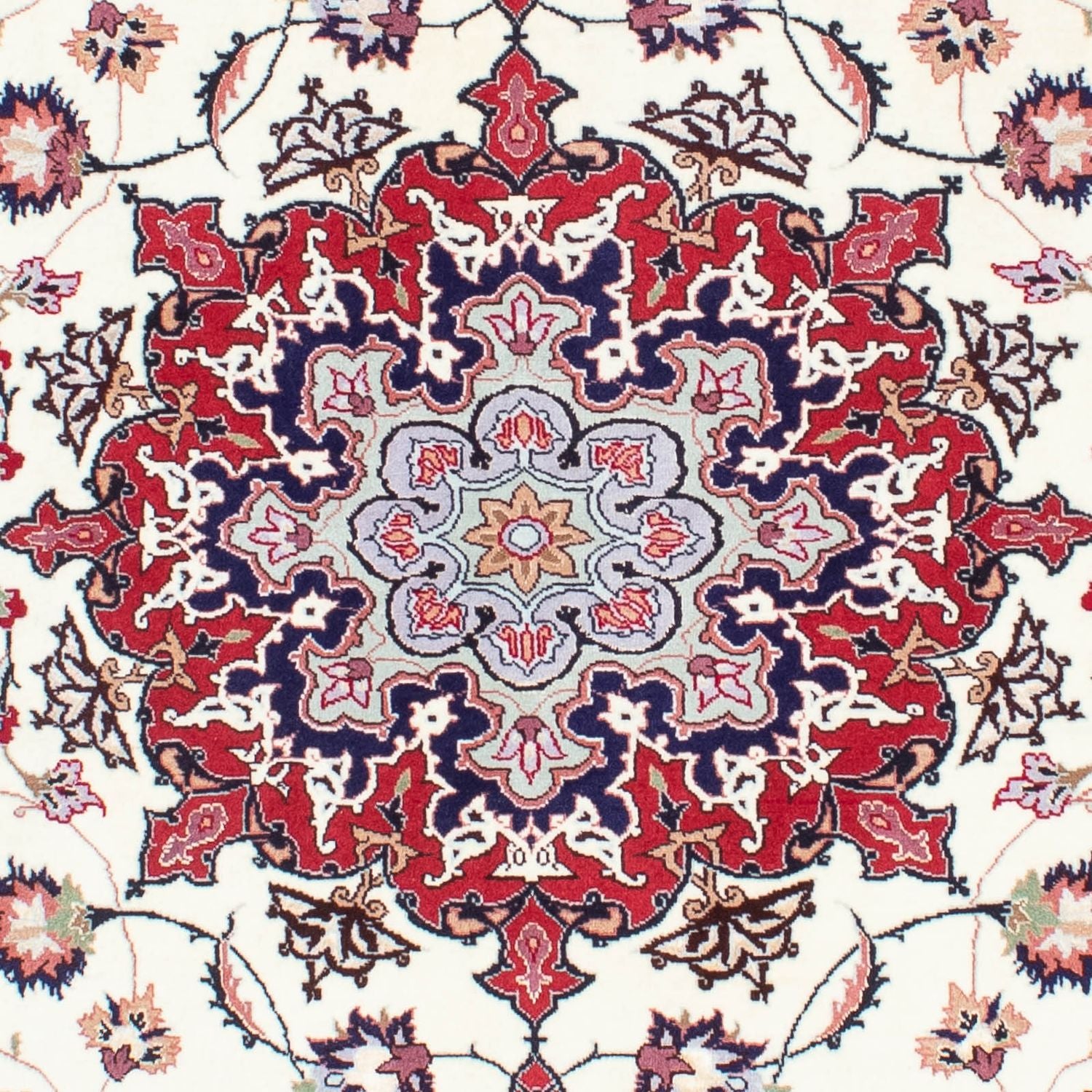 Tapis persan - Tabriz - Royal - 200 x 154 cm - beige