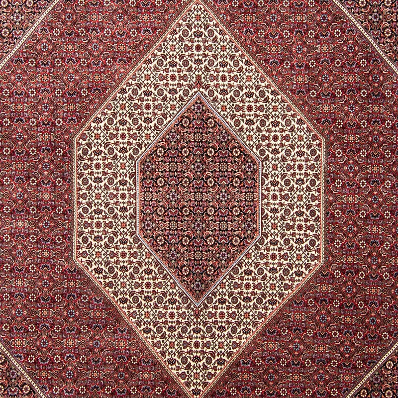 Tapis persan - Bidjar - 352 x 252 cm - rouge foncé