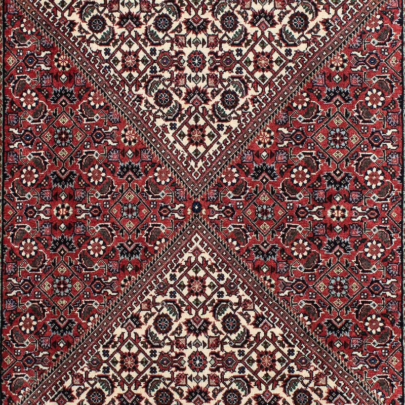 Tapis de couloir Tapis persan - Bidjar - 210 x 87 cm - rouge