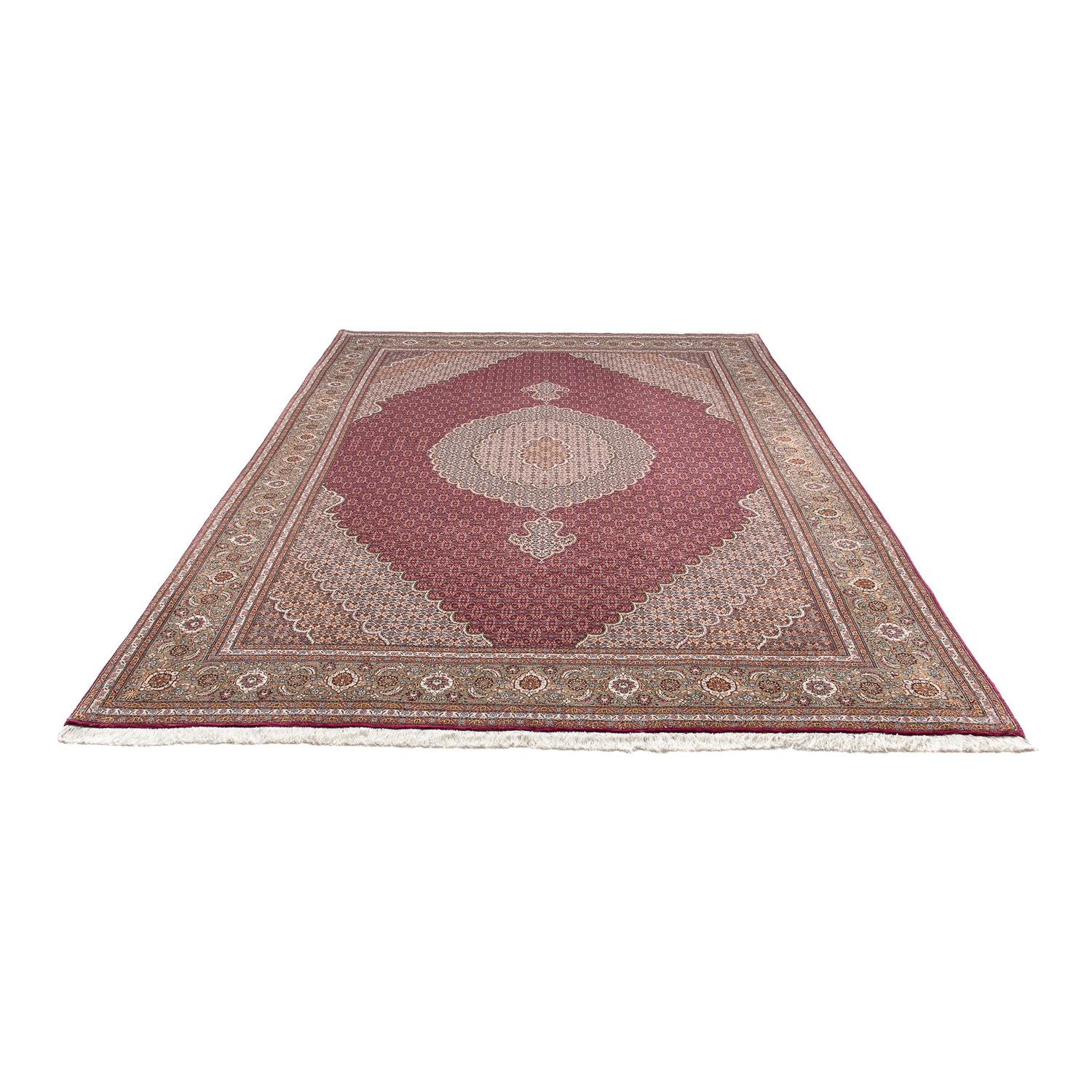 Tapis persan - Tabriz - 295 x 202 cm - rouge
