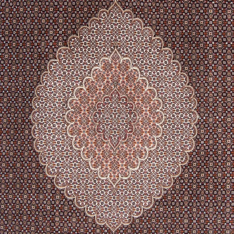 Tapis persan - Tabriz - 308 x 200 cm - bleu foncé