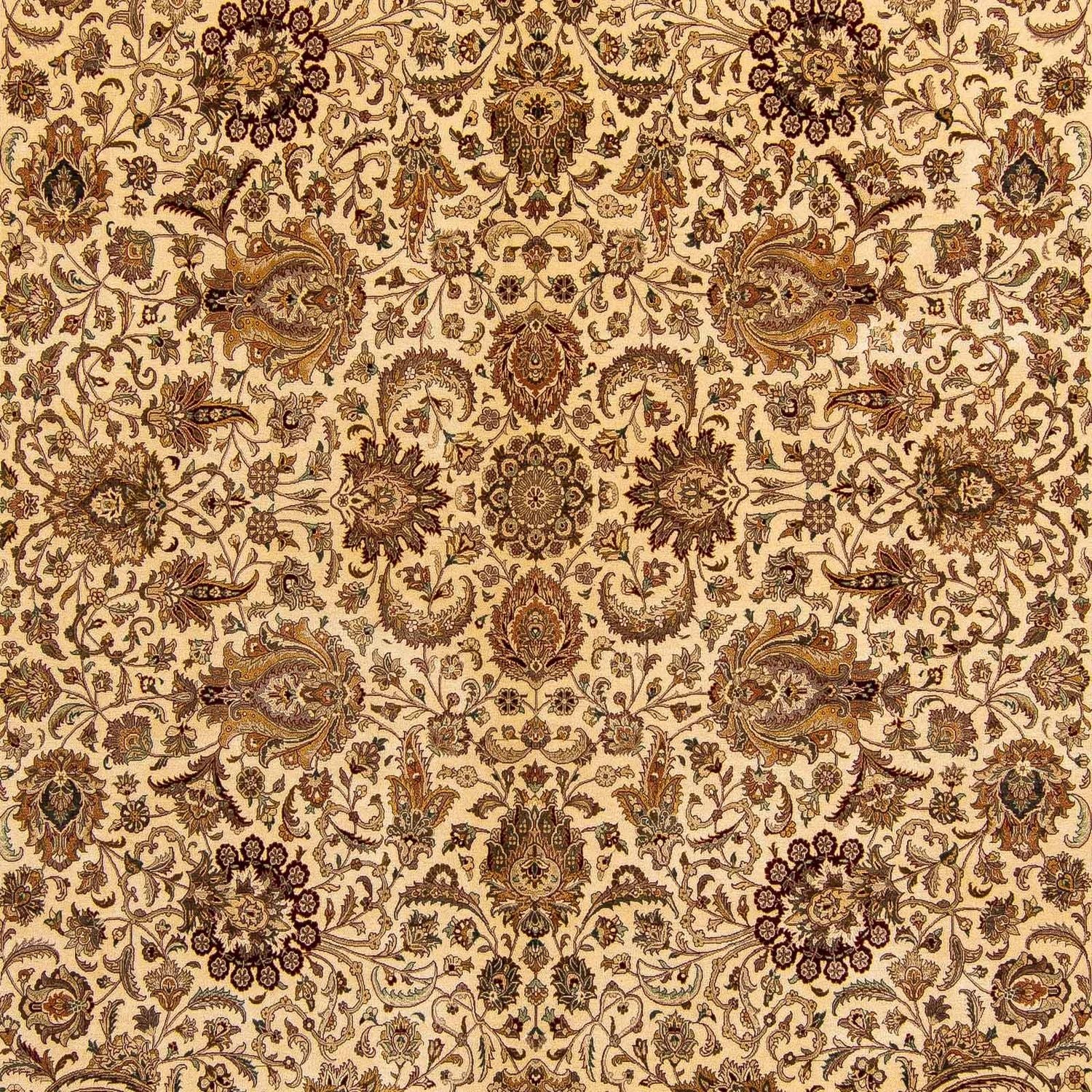 Tapis vintage - 433 x 306 cm - marron clair