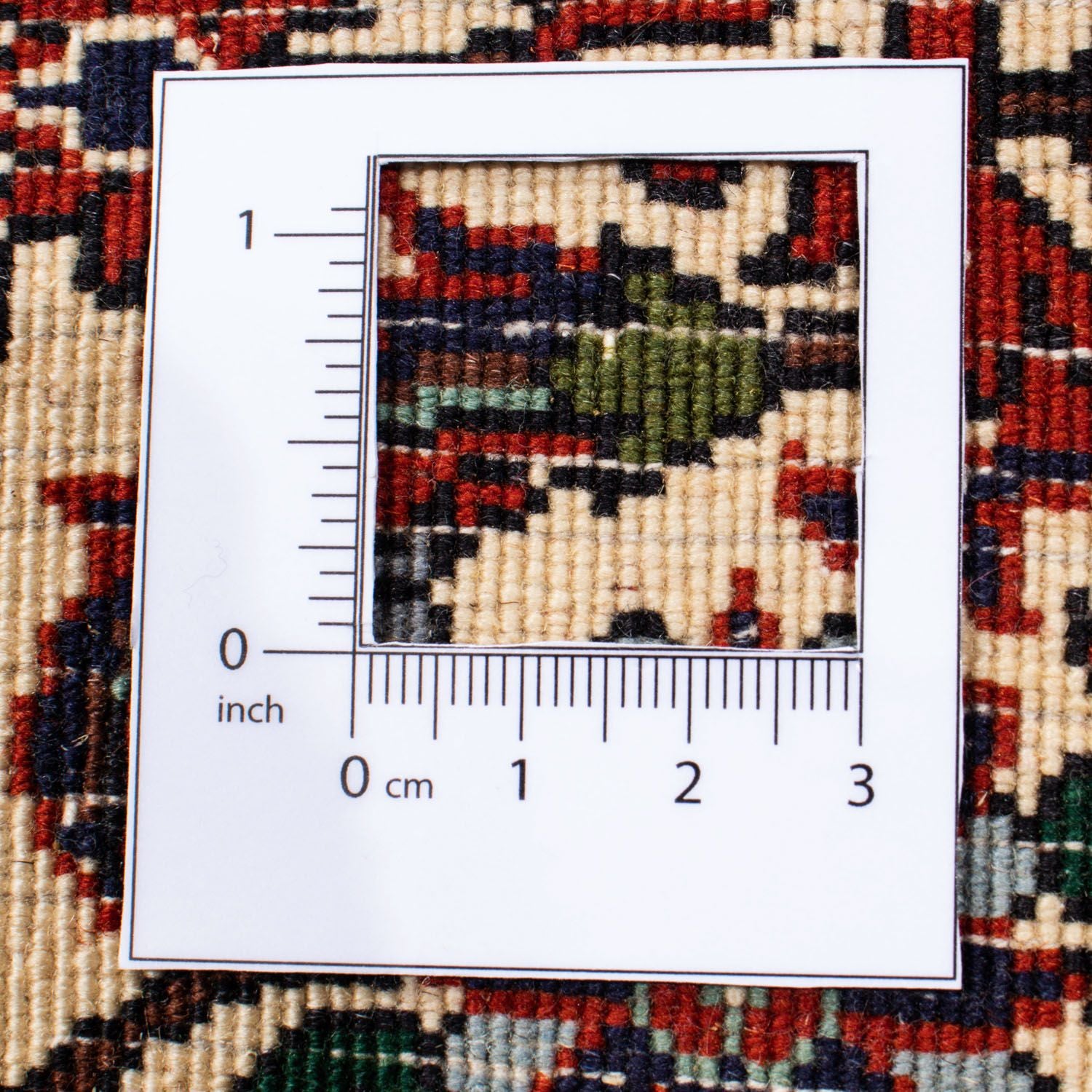 Tapis persan - Bidjar - 237 x 168 cm - rouge clair