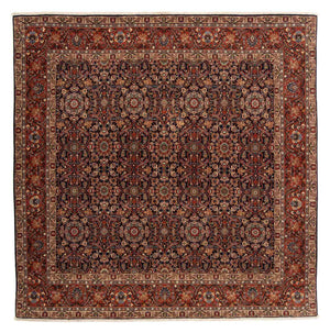 Tapis persan - Bidjar carré  - 205 x 200 cm - marron