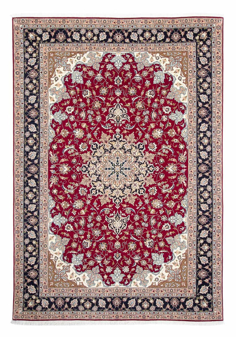 Tapis persan - Tabriz - Royal - 293 x 202 cm - rouge foncé
