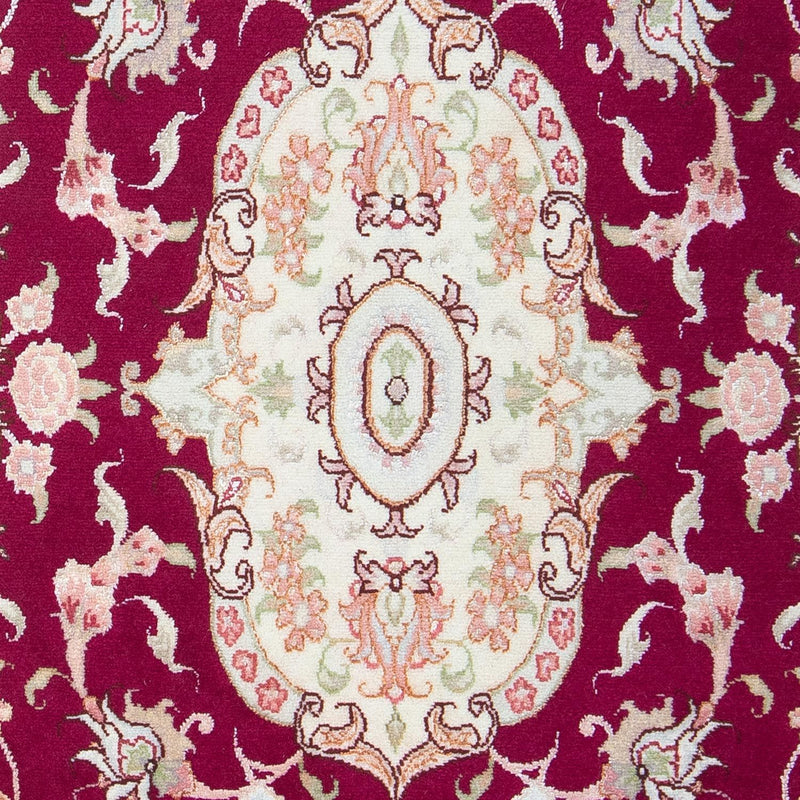 Tapis persan - Tabriz - Royal - 96 x 59 cm - rouge foncé