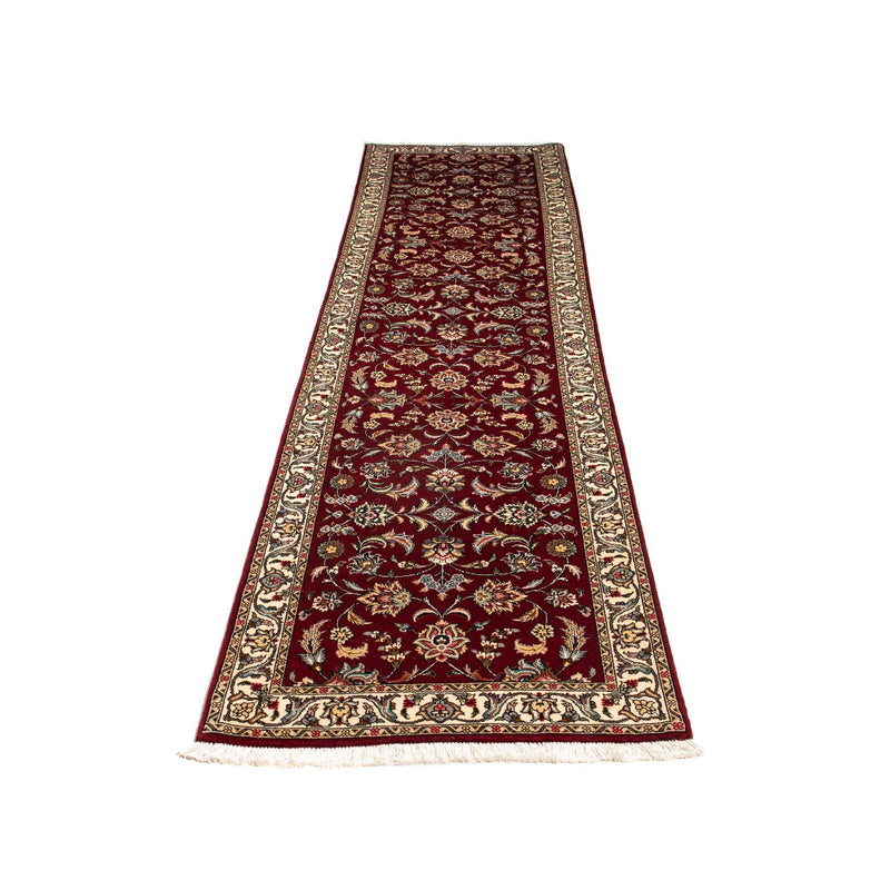 Tapis de couloir Tapis persan - Tabriz - Royal - 316 x 75 cm - rouge foncé