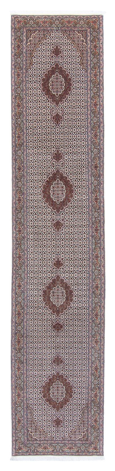 Tapis de couloir Tapis persan - Tabriz - 401 x 84 cm - multicolore
