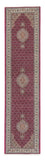 Tapis de couloir Tapis persan - Tabriz - 343 x 82 cm - rouge foncé