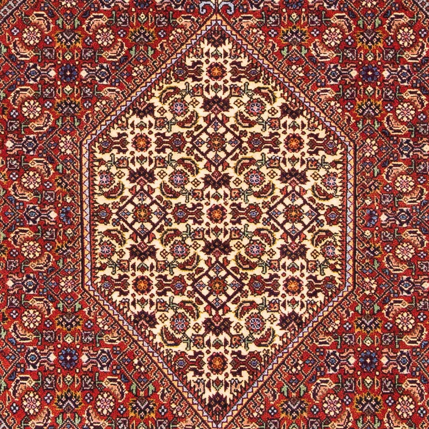 Tapis persan - Bidjar - 168 x 108 cm - bleu foncé