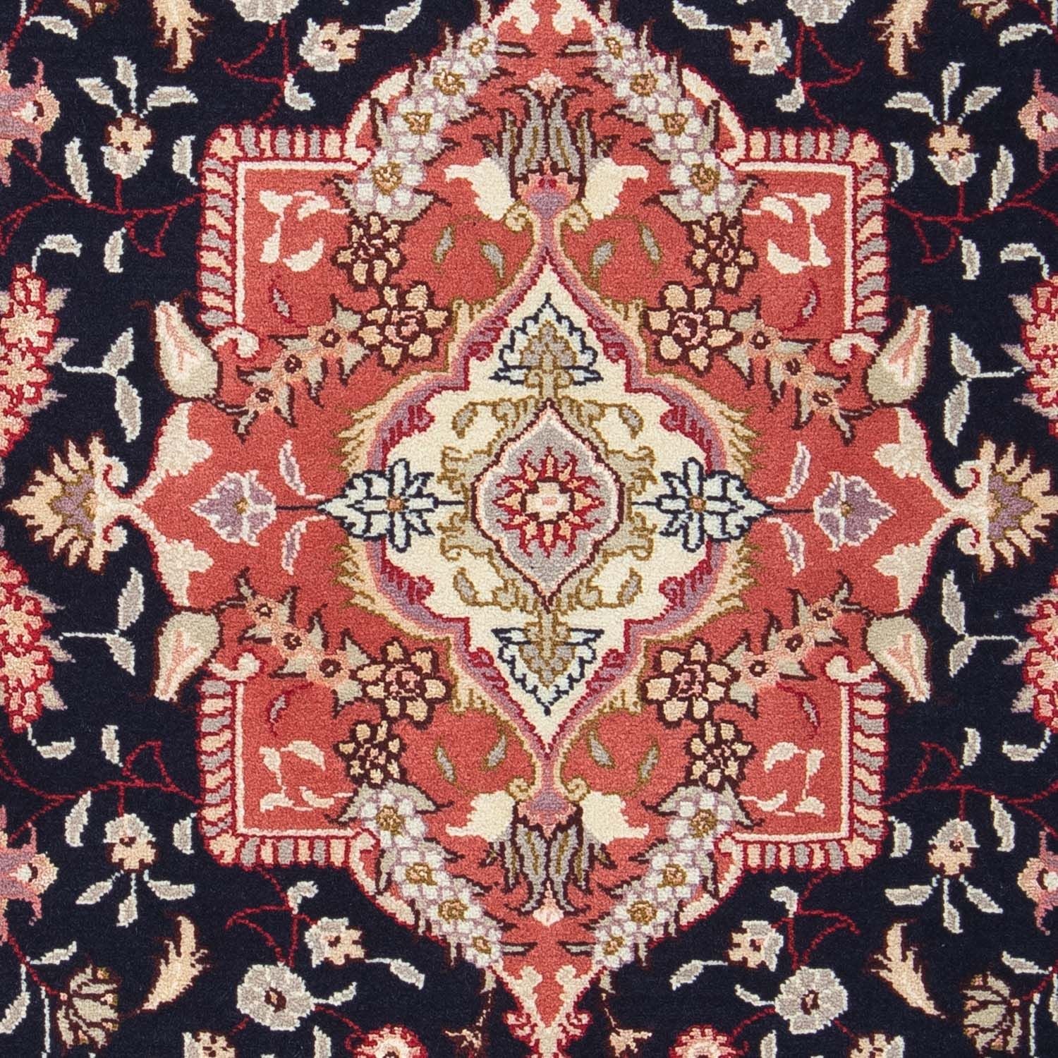 Tapis persan - Tabriz - Royal - 92 x 61 cm - bleu foncé