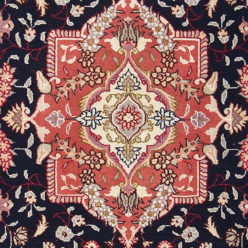 Tapis persan - Tabriz - Royal - 92 x 61 cm - bleu foncé