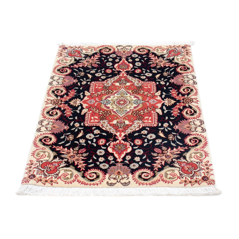Tapis persan - Tabriz - Royal - 92 x 61 cm - bleu foncé