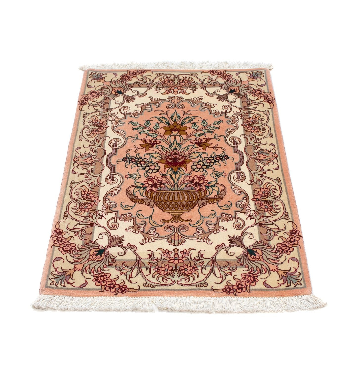 Tapis persan - Tabriz - Royal - 92 x 59 cm - rouge clair