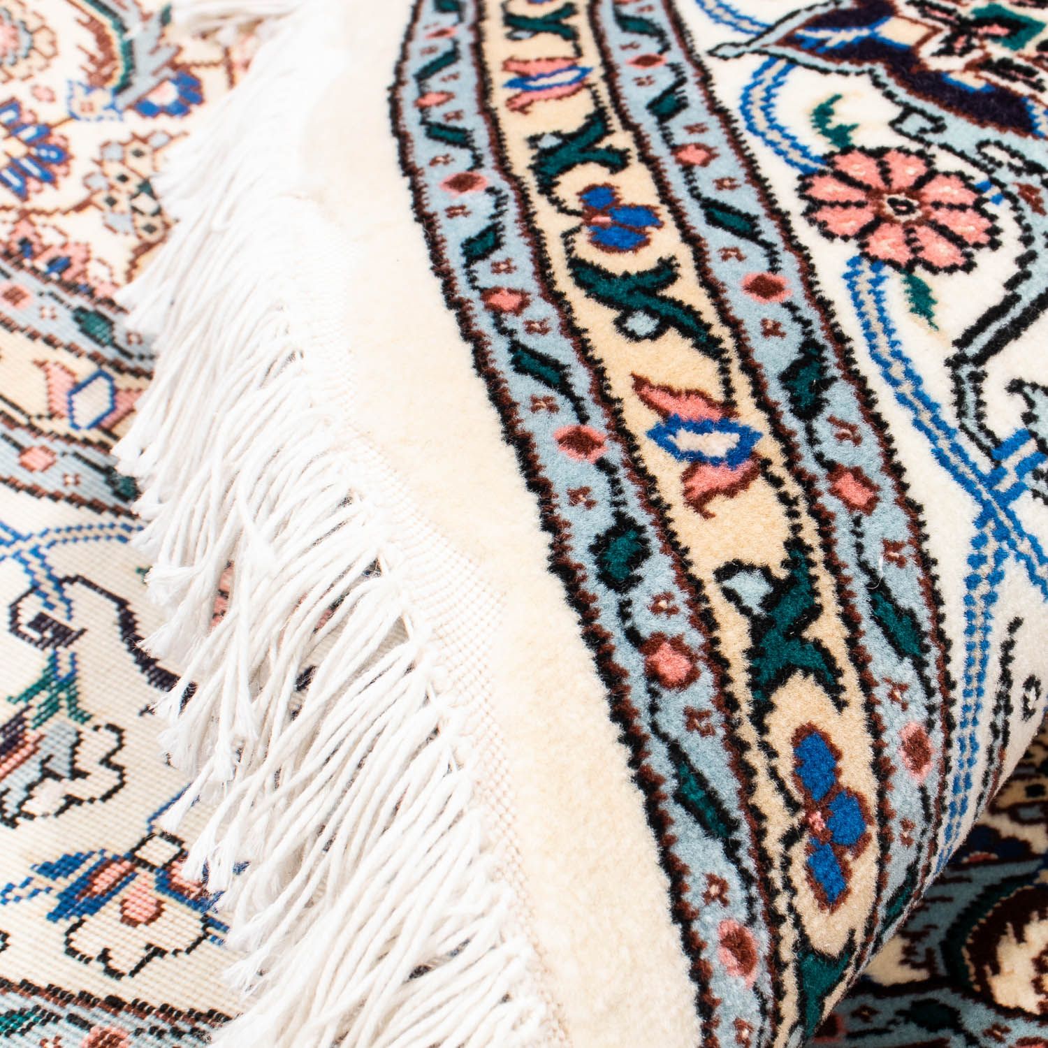 Tapis persan - Tabriz - Royal ronde  - 150 x 150 cm - beige
