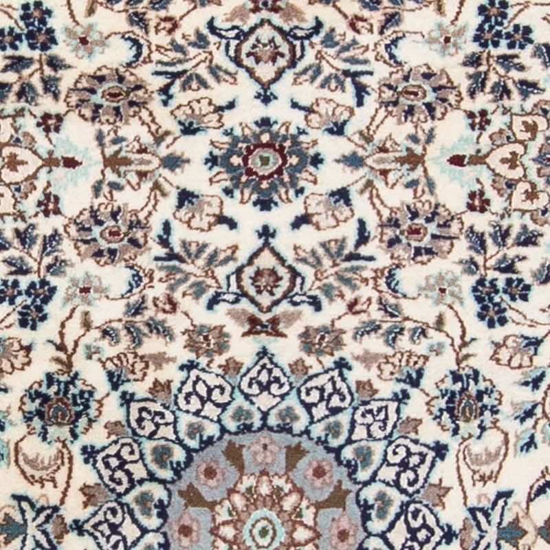 Tapis de couloir Tapis persan - Nain - 376 x 75 cm - beige
