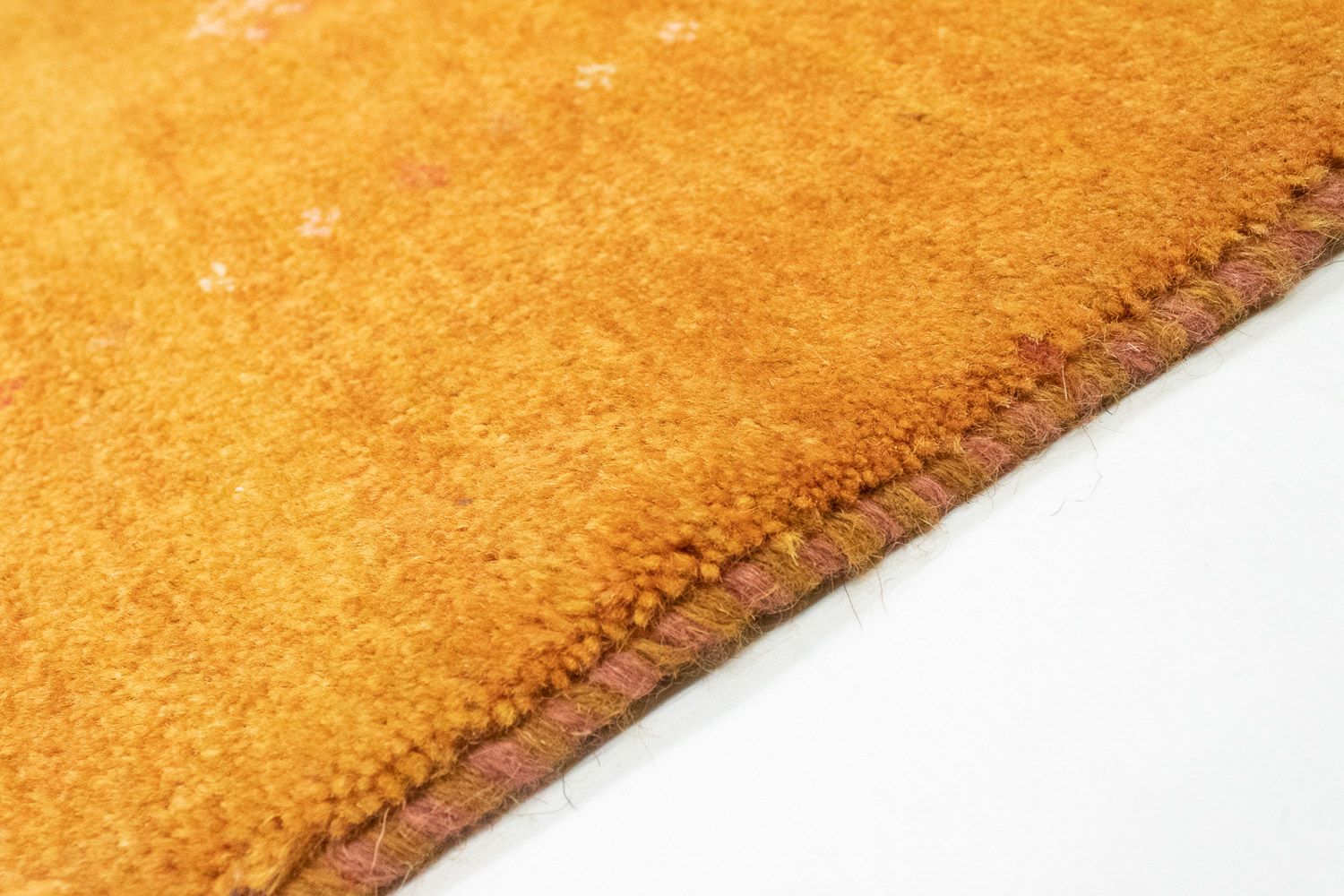 Tapis Gabbeh - Persan - 187 x 147 cm - or