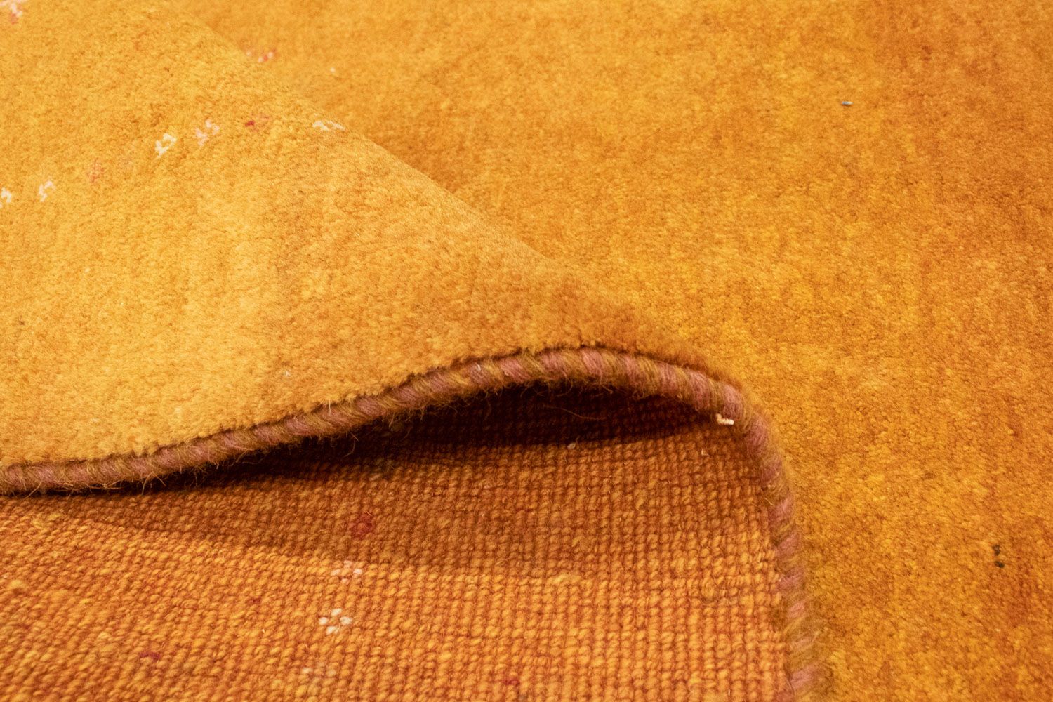 Tapis Gabbeh - Persan - 187 x 147 cm - or