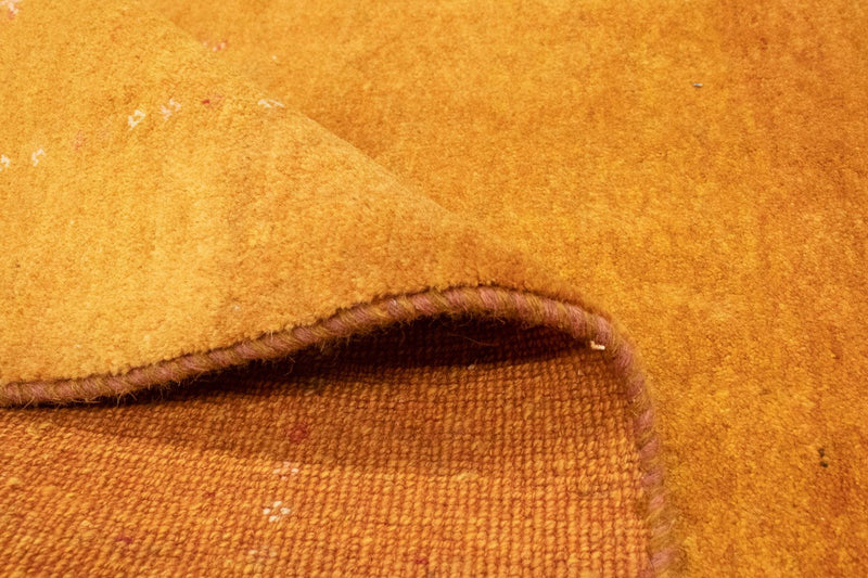 Tapis Gabbeh - Persan - 187 x 147 cm - or
