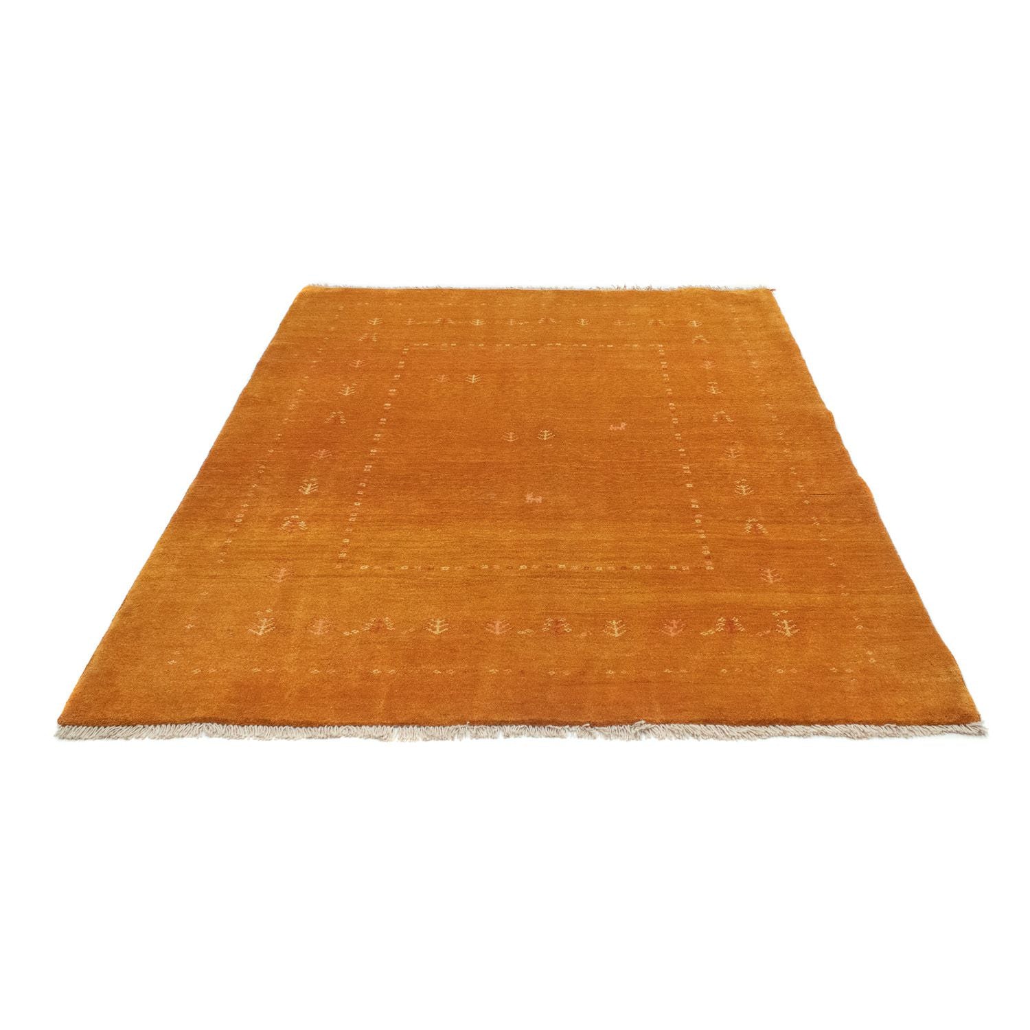 Tapis Gabbeh - Persan - 187 x 147 cm - or