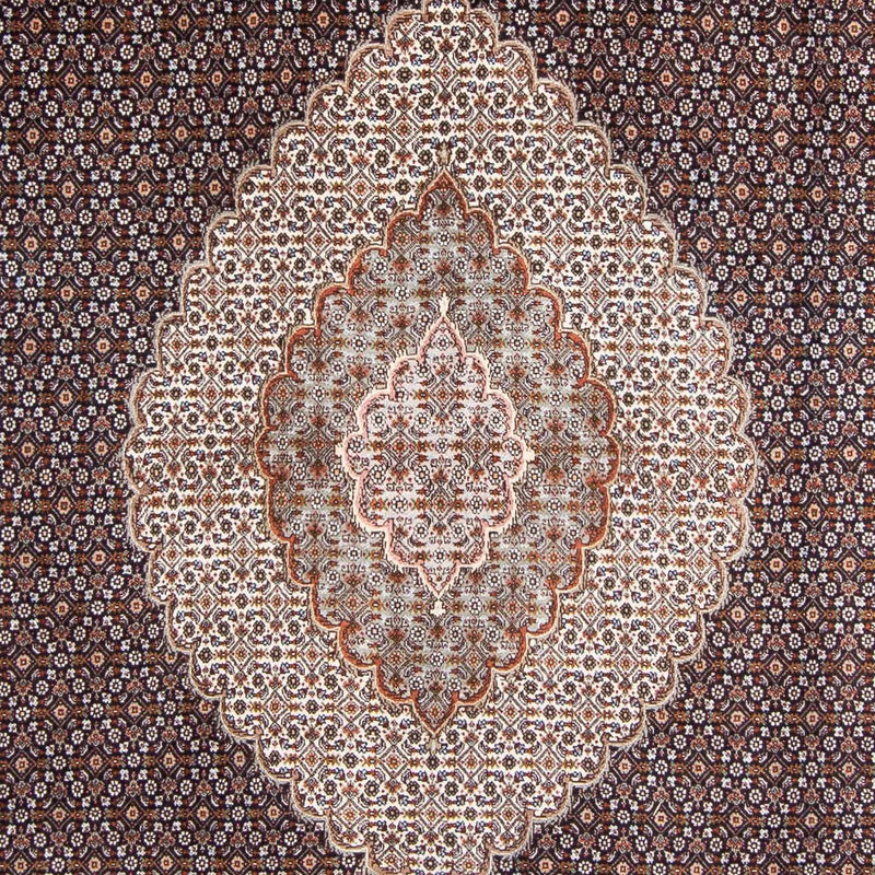Tapis persan - Tabriz - 295 x 200 cm - bleu foncé