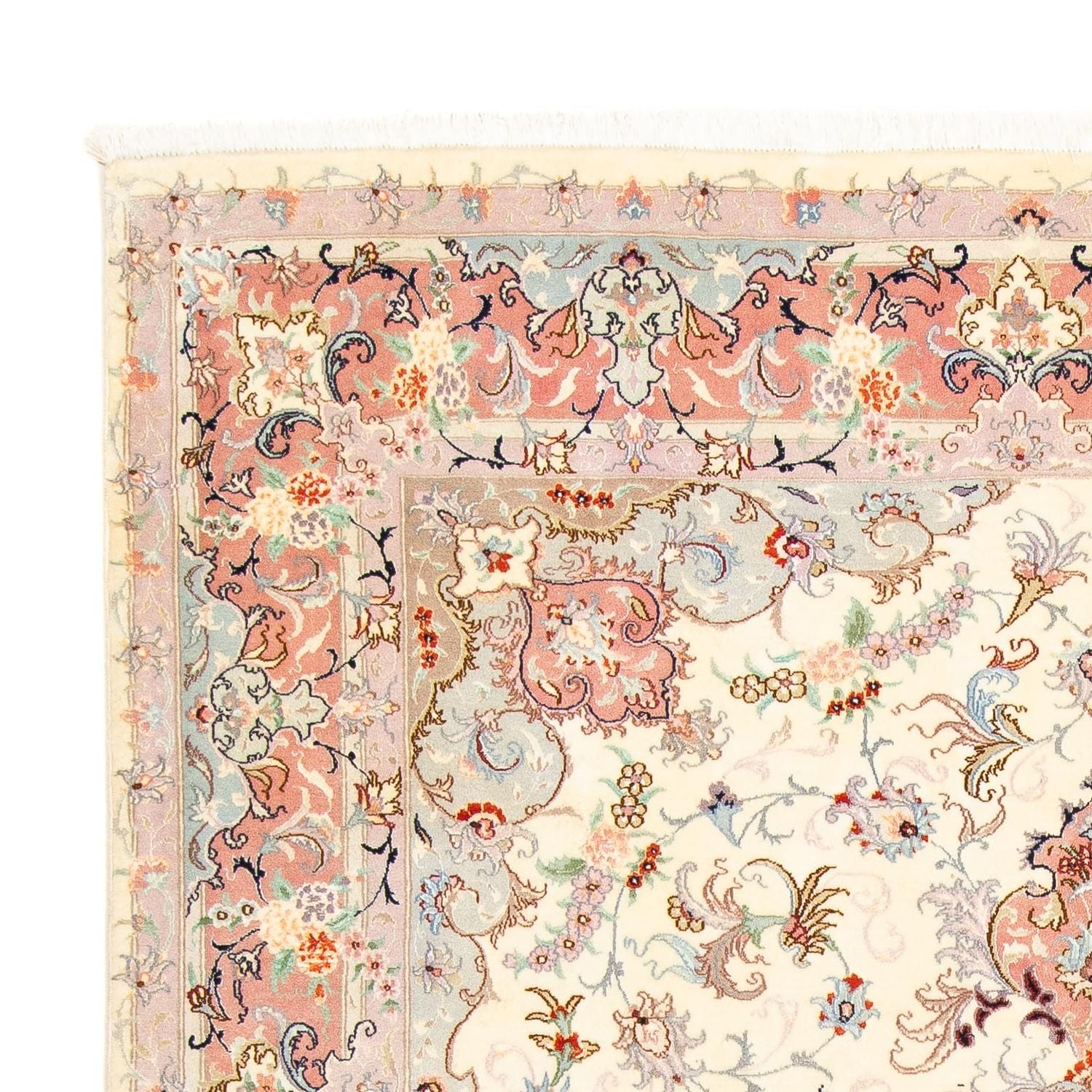 Tapis persan - Tabriz - 292 x 195 cm - beige