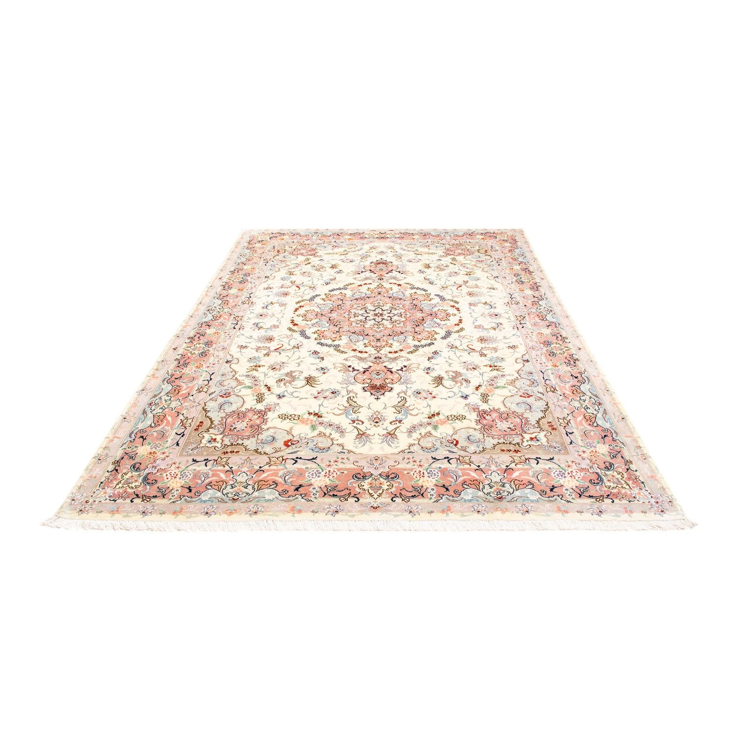 Tapis persan - Tabriz - 292 x 195 cm - beige