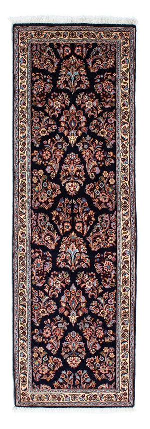 Tapis de couloir Tapis persan - Classique - 212 x 64 cm - bleu foncé