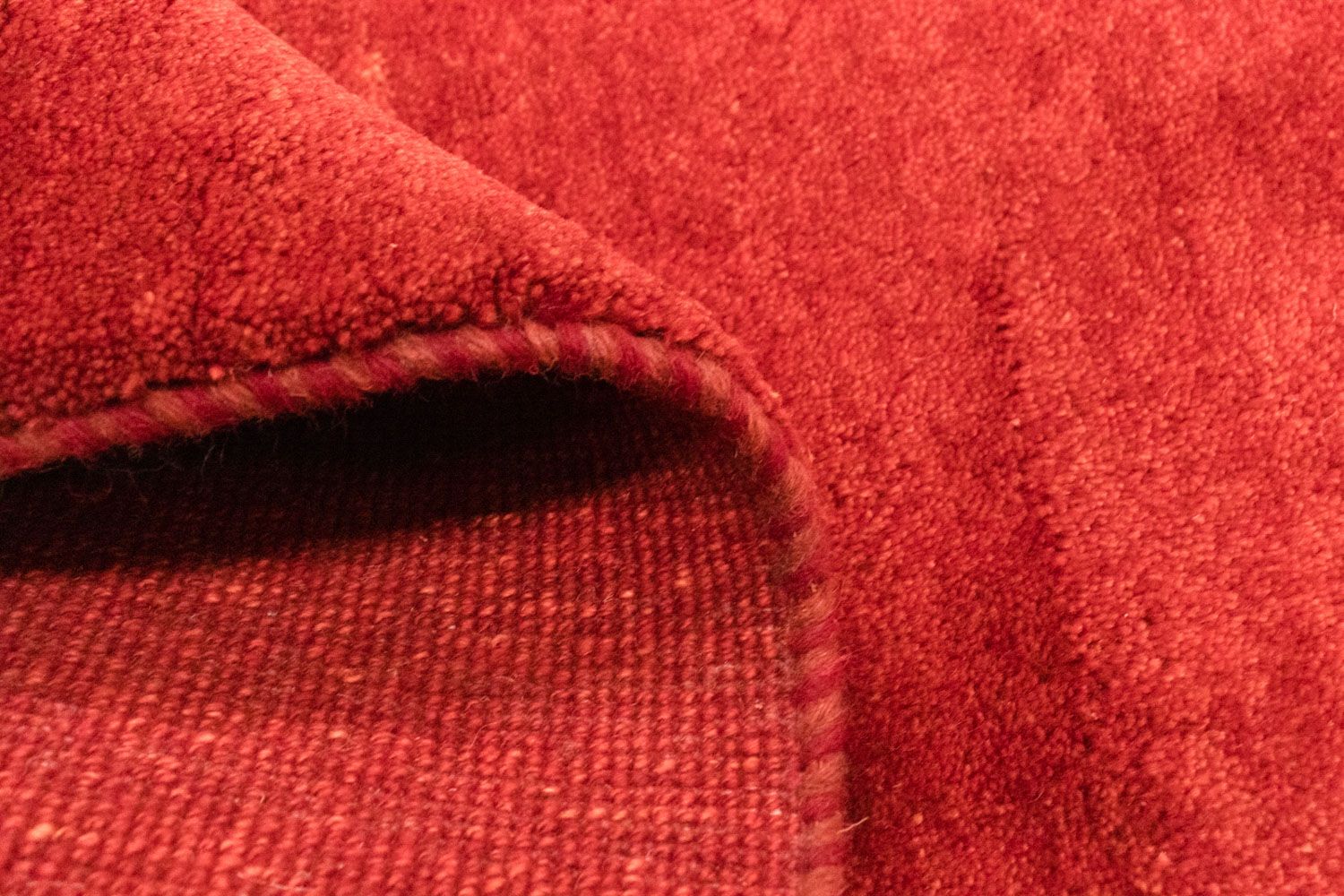 Tapis Gabbeh - Persan - 122 x 69 cm - rouge