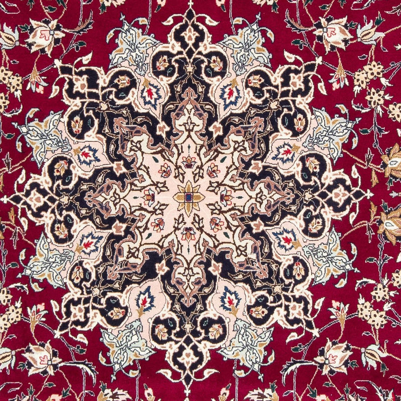 Tapis persan - Tabriz - Royal - 308 x 203 cm - rouge foncé
