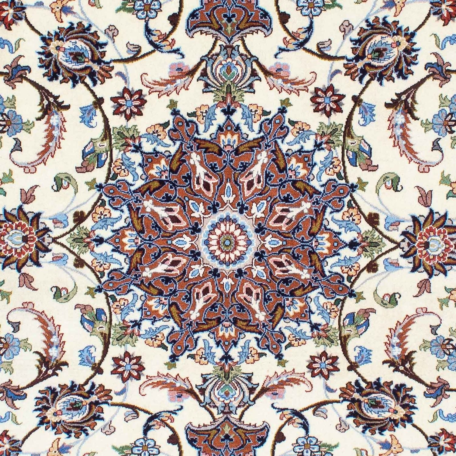 Tapis persan - Ghom - 253 x 180 cm - beige