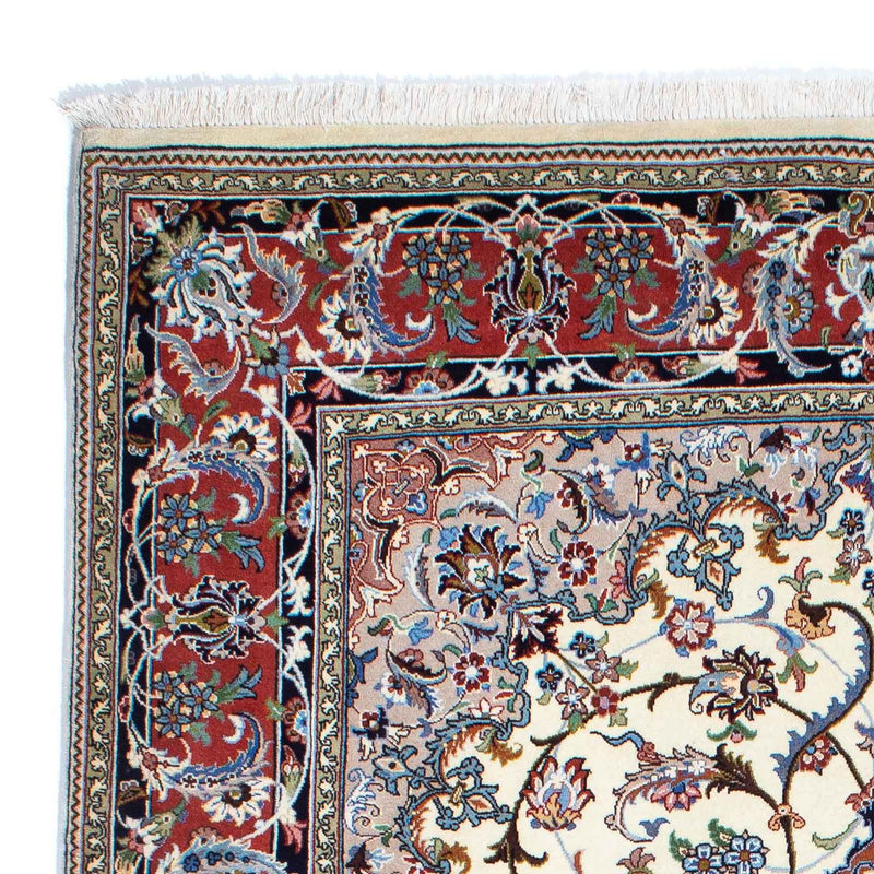 Tapis persan - Ghom - 253 x 180 cm - beige