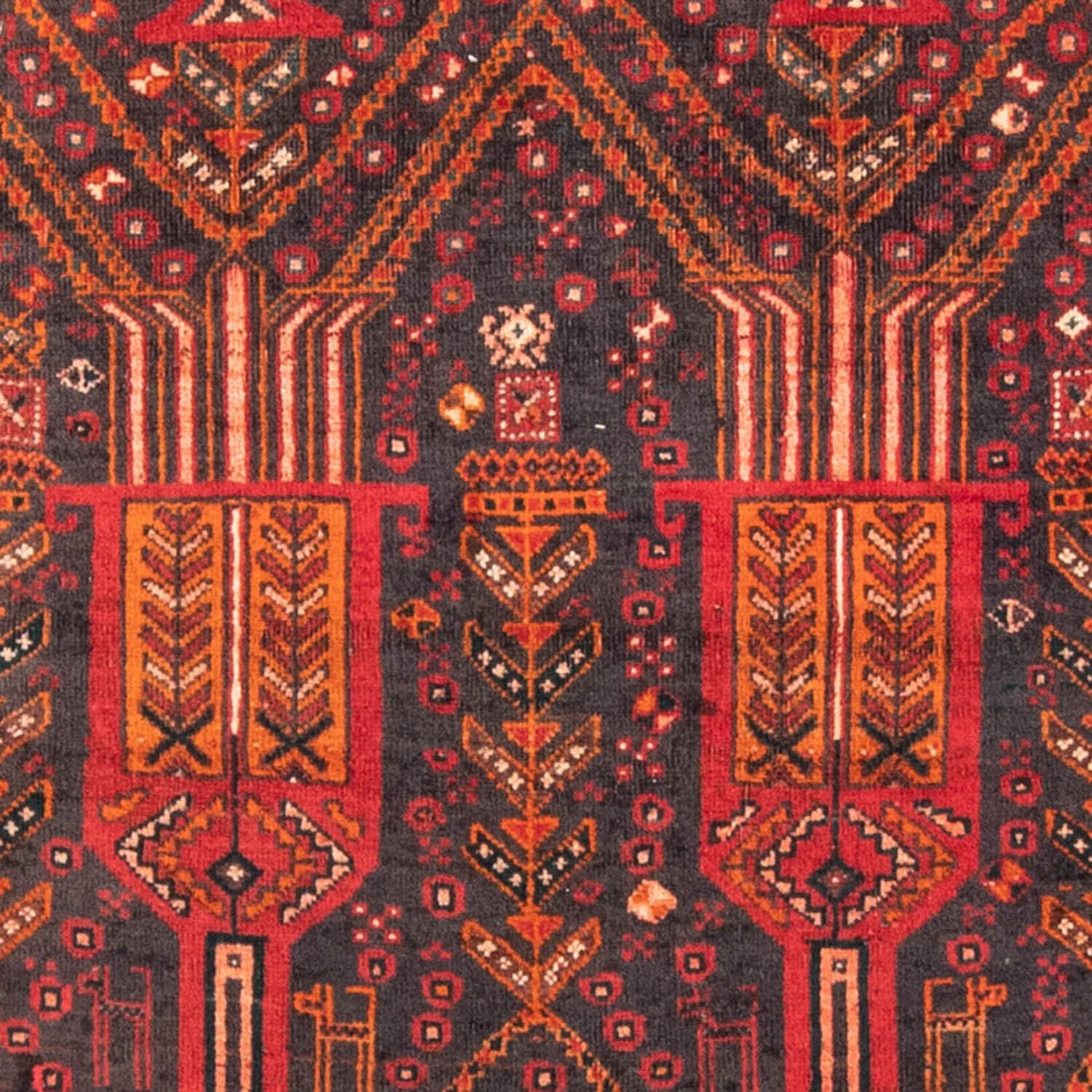 Tapis de couloir Tapis Belutsch - 239 x 111 cm - rouille