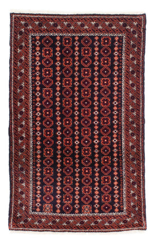 Tapis Belutsch - 150 x 100 cm - bleu foncé