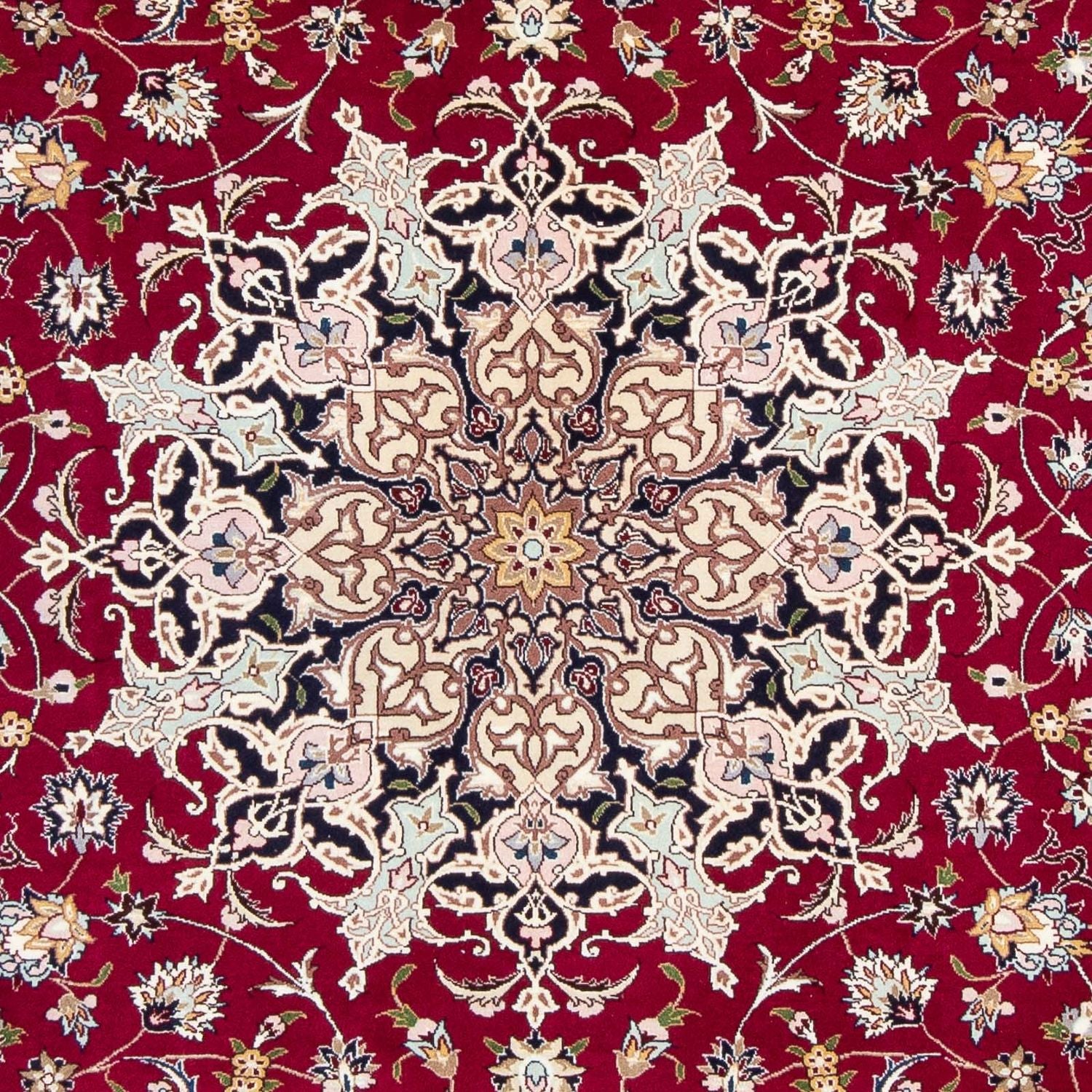 Tapis persan - Tabriz - Royal - 292 x 204 cm - rouge foncé