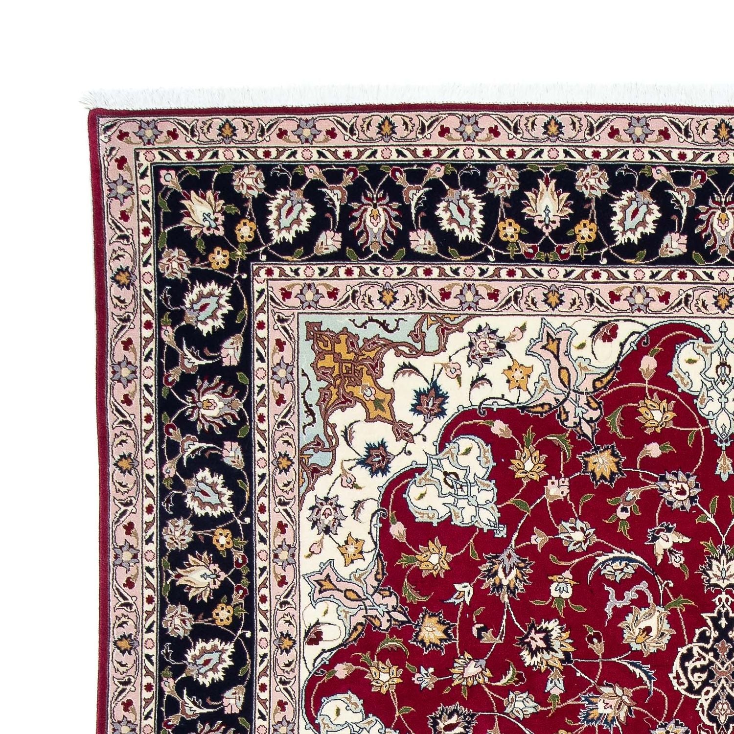Tapis persan - Tabriz - Royal - 292 x 204 cm - rouge foncé